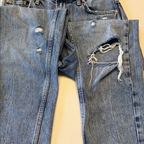 We The Free Distressed Straight Leg Jeans - Picture 5 of 10